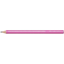 Faber Castell Jumbo Sparkle Grip Pencil Rose Metalic
