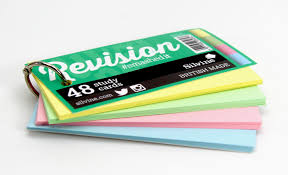Silvine Mini Revision Study 48 Cards Multi Coloured