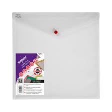 Envelope folder 13inch x13 inch Clear