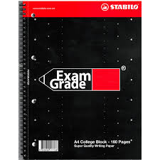 Stabilo Exam Grade Writing Pad x160pages