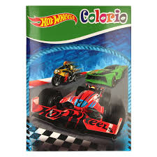 Hot Wheels Colorio Colouring Book