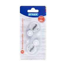 STYLEX CORRECTION ROLLERS PKT OF 2 - 5MM X 6M