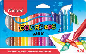 Maped Wax Crayons x24