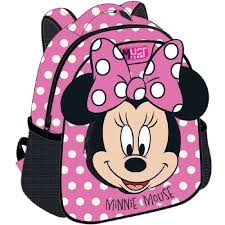 MUST TEAM Disney Minnie Mouse Backpack With 2 Pockets
