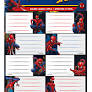 Spider-Man Sticker Labels x16