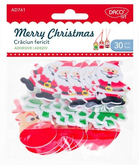 Daco - Merry Christmas self adhesive 30pcs