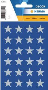 Silver Star Stickers
