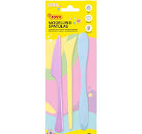 Jovi - Modelling Spatulas A Set Of 3pcs - Pastel