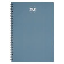 A4 NU Spiral Notebook Slate