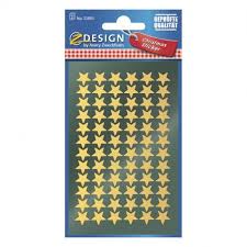 Z-Design Stickers - Golden Stars 52805 AVERY ZWECKFORM