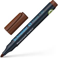 Schneider Permanent Marker - Brown