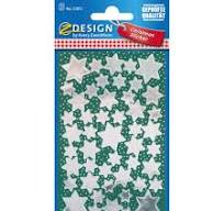 Z-Design Stickers - Silver Stars 52812 AVERY ZWECKFORM