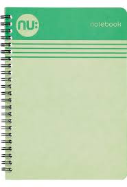 A4 NU Spiral Notebook Green