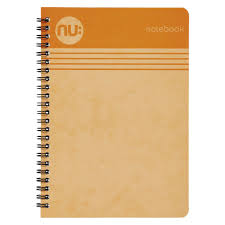 A4 NU Spiral Notebook Orange