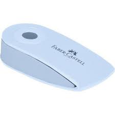 Faber-Castell Eraser Sleeve Mini Pastel Blue