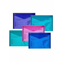 Envelope folder A4 transparent colours Electra