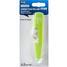 PLUS CORRECTION ROLLER 4.2mmx6m GREEN