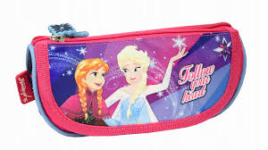 Frozen pencil case 3 compartments