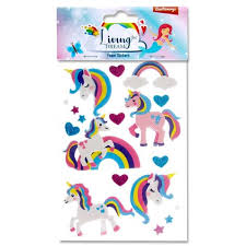 Unicorn Plush Foam Stickers