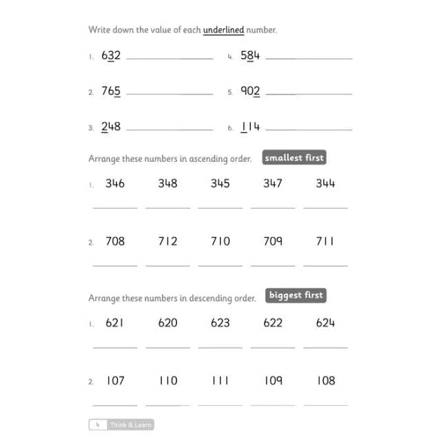 Think and Learn 4 Maths