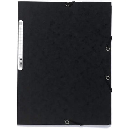 Exacompta Elastic 3Flap Folder  A4 Black