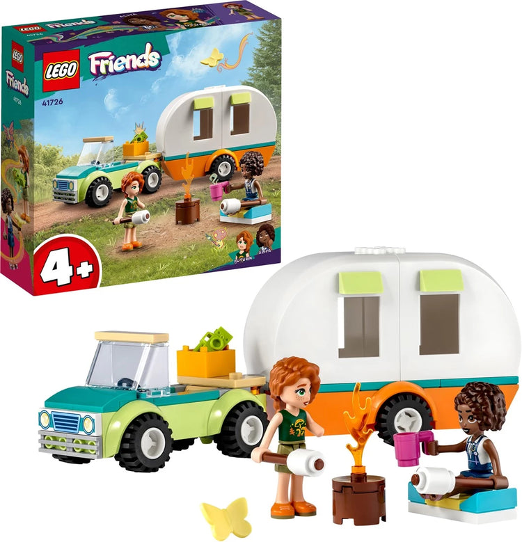 LEGO Friends 41726 Camping Holiday Set with Caravan and Car 4+