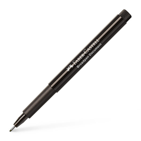 FABER CASTELL - Broadpen Fibre Tip pen - Black