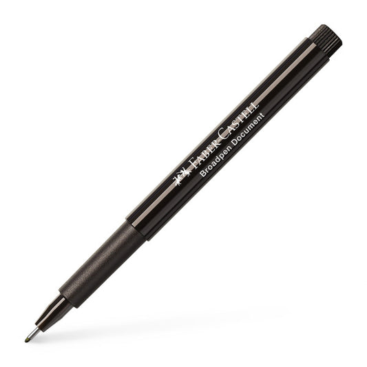 FABER CASTELL - Broadpen Fibre Tip pen - Black