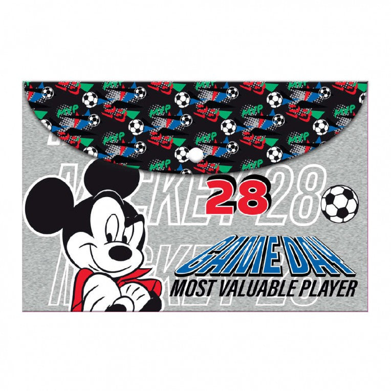 A4 Button Folder - Mickey