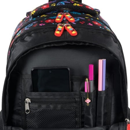 Stitch Black Aloha 4-compartment backpack BP58 40x28x18 cm