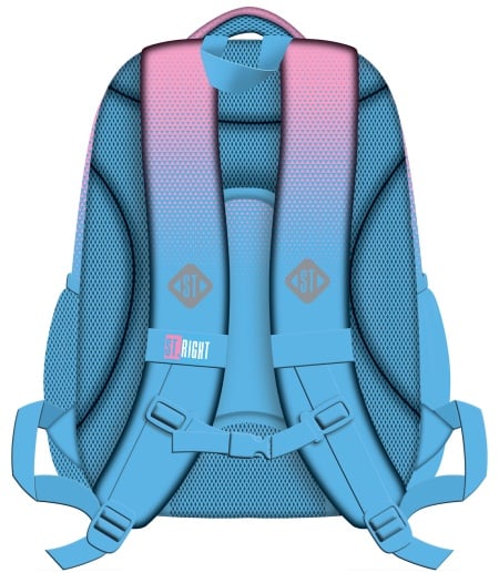 PINK BLUE GRADIENT 4 compartment Backpack BP05 42x30x19 cm