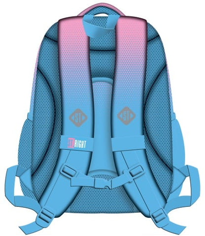 PINK BLUE GRADIENT 4 compartment Backpack BP05 42x30x19 cm