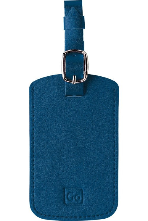 Go Travel Luggage Labels Real Leatherette 2 Pieces