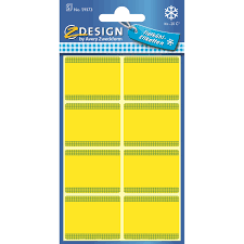 Avery ZDesign labels yellow