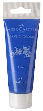 Faber-Castell Acrylic Tube Cobalt Blue 40ml