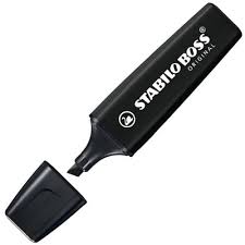 Stabilo Boss Highlighter Black