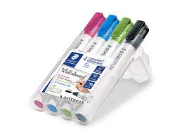 Staedtler Whiteboard Markers x4 Assorted