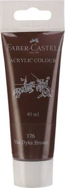 Faber-Castell Acrylic Tube Van-Dyk-Brown 40ml