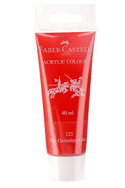 Faber-Castell Acrylic Tube Pale Geranium Lake 40ml