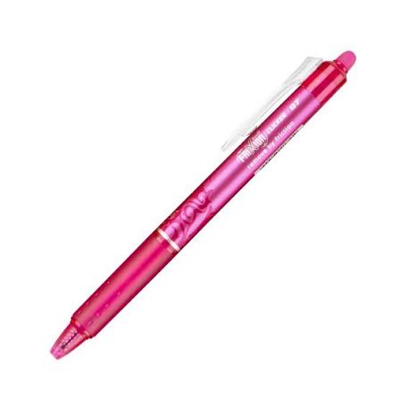 Pilot Frixion Clicker Erasable Pen - Pink Ink