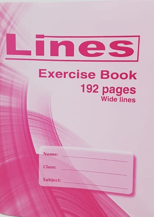 Copybook - Lines Collection 192 pages wide lines