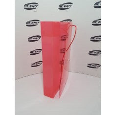 Elastic BoxFile PVC 50mm Spine - ( LIGHT RED )