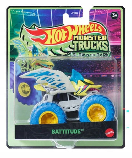 Hot Wheels Monster Trucks Glow in the Dark Vehicle 2026