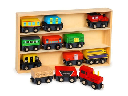Wooden train set