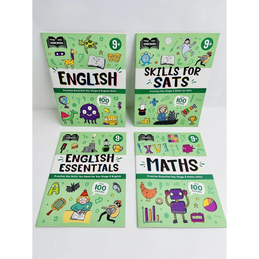 Help With Homework: Learning Pack  9+ (pack of 4 books)