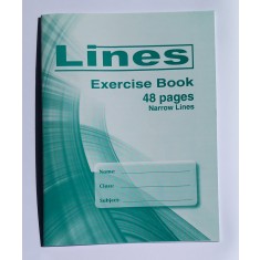 Copybook - Lines Collection 48 pages narrow lines