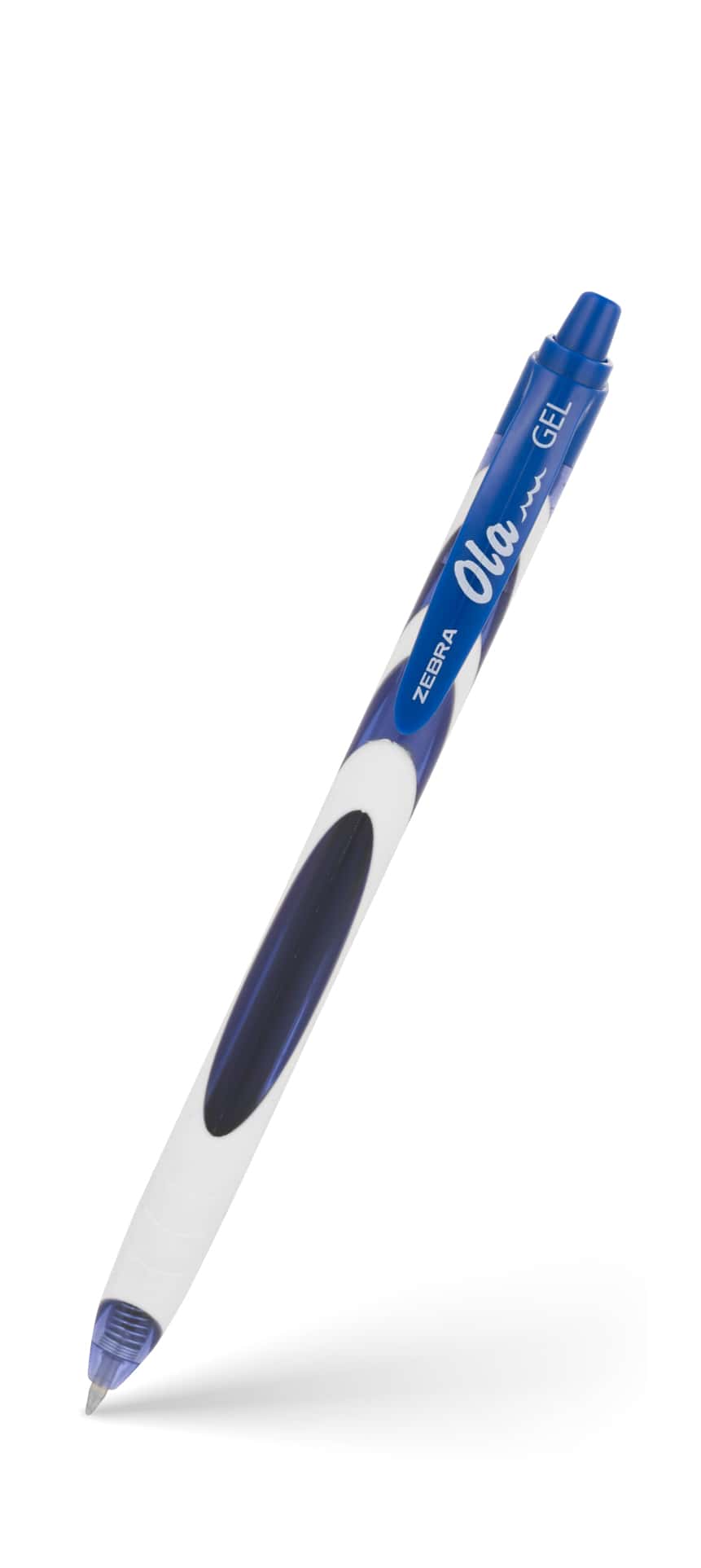 Ola Zebra Medium Gel Pen Retractable Blue 0.7