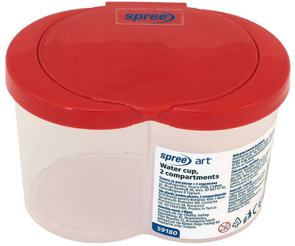 SPREE - Water cup with 2 compartments