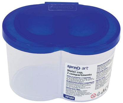 SPREE - Water cup with 2 compartments
