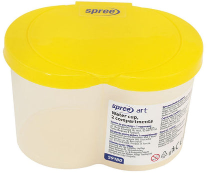 SPREE - Water cup with 2 compartments